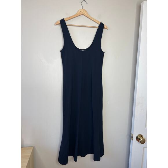 NEW L'Agence Bisous Sleeveless Scoop Neck Midi Dress Women's Midnight Size: XS - Picture 6 of 8